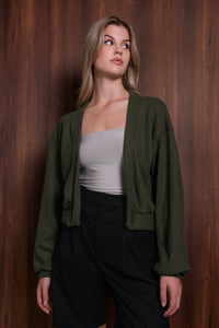 Le Cardigan - Olive