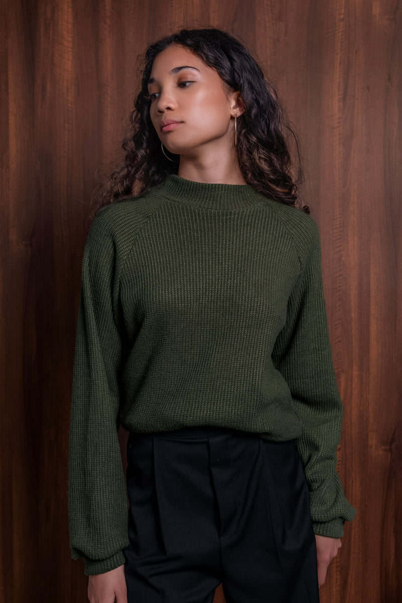 Le Chandail Tricot - Olive